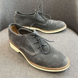 Sofft Womens Casual Suede Leather Lace Up Gray Oxford Size 7M